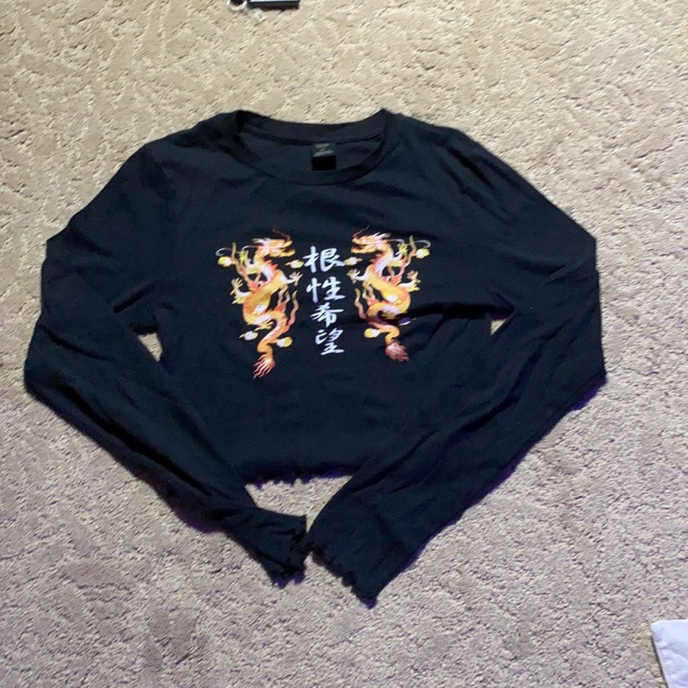 black urban outfitter long sleeve